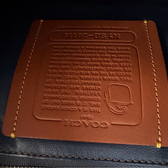 Coach 1941 Saddle Butterscotch Exotic - Picture 8 of 11